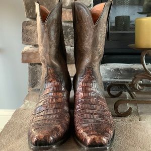 GUC size 13 Lucchese cowboy boots.